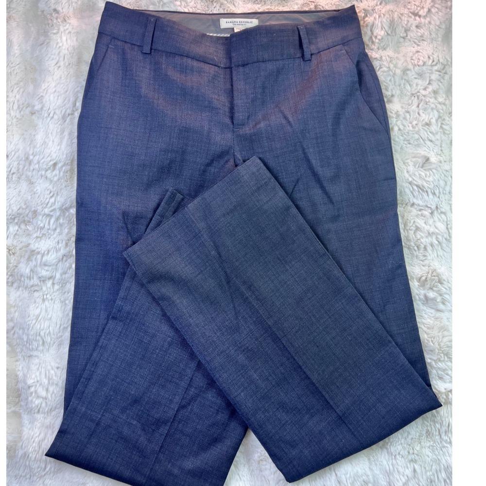 Banana Republic Martin Fit Navy Blue Stretch Dress Pants Womens Size 4
A38